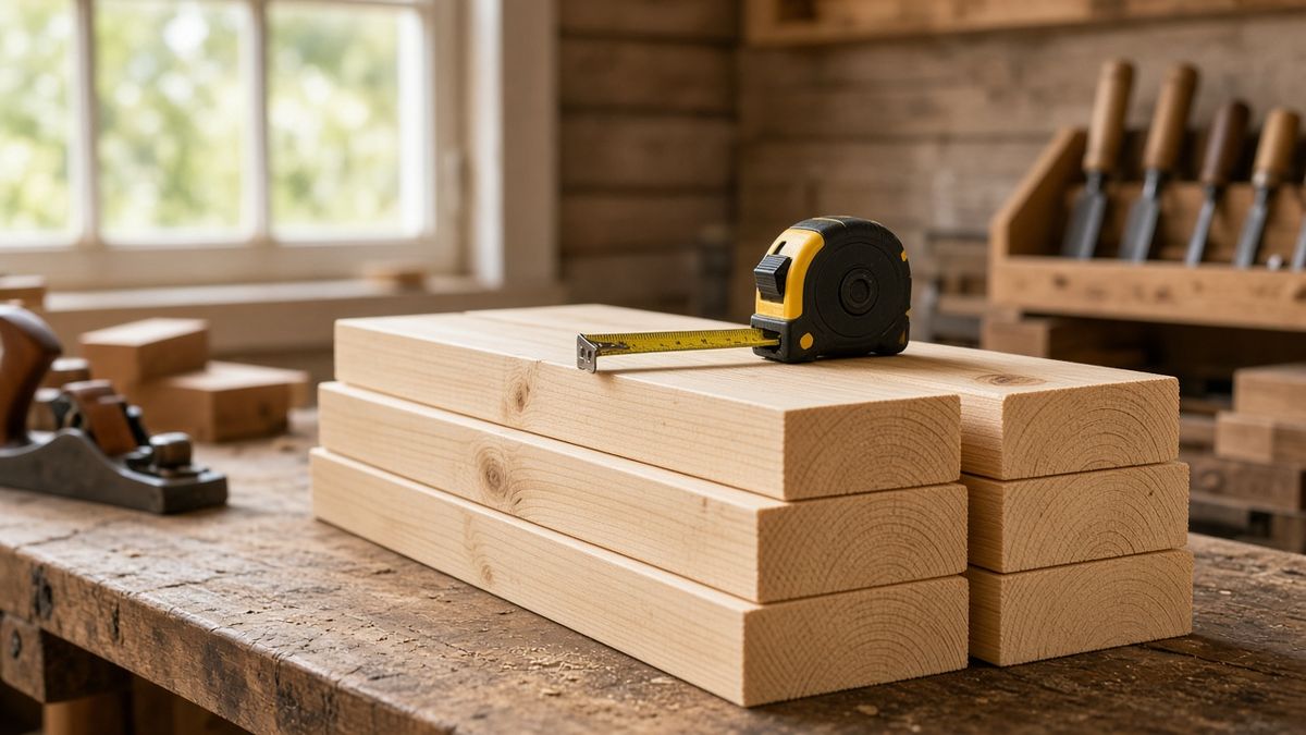 Illustration for: What Is The Actual Size Of A 2×4 Piece Of Wood?