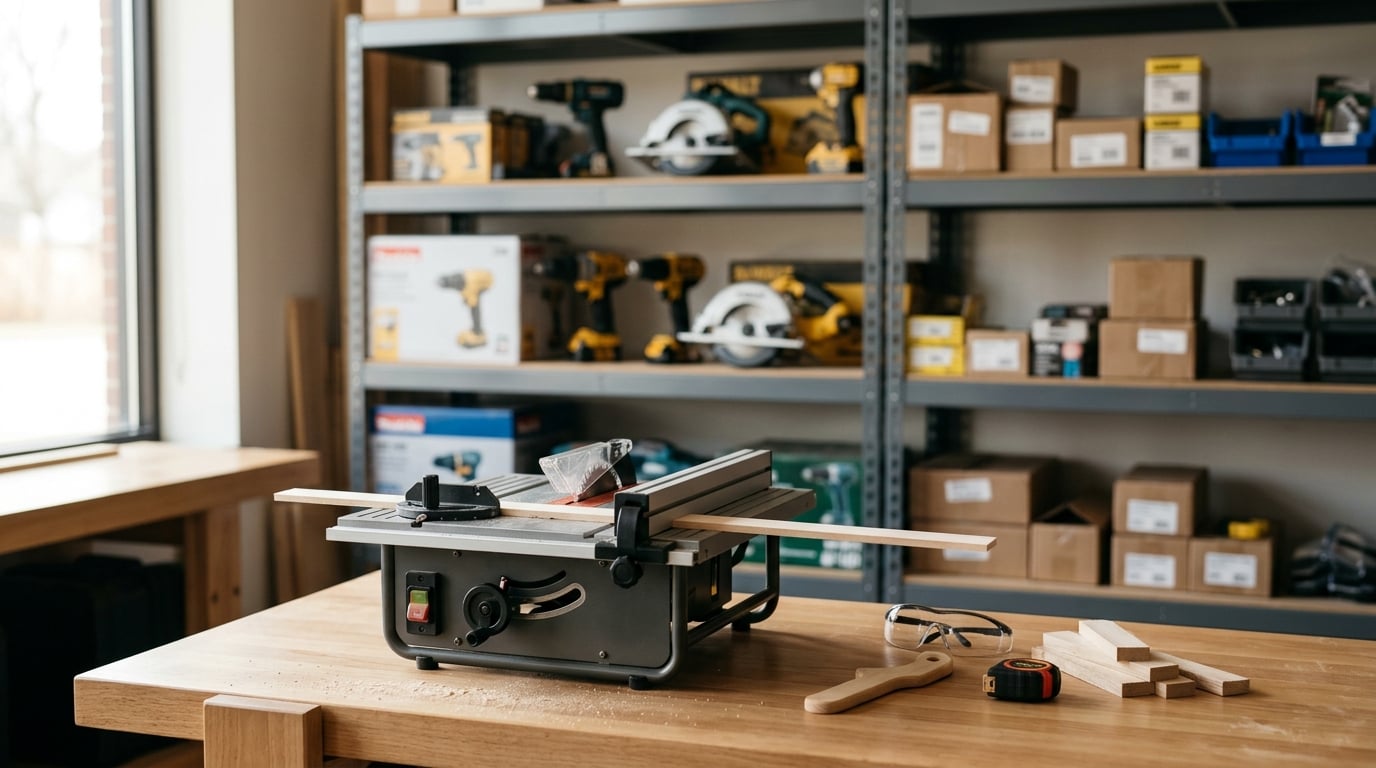 General Merchandise Retailers Rarely Stock Dedicated Mini Table Saws